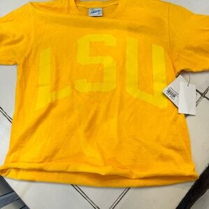NWT LSU cropped shirt.